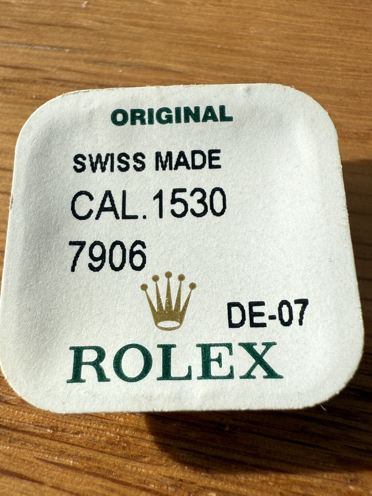 Rolex Part 1530-7906 Axle for Oscillating Weight Fit Cal.1520 1575