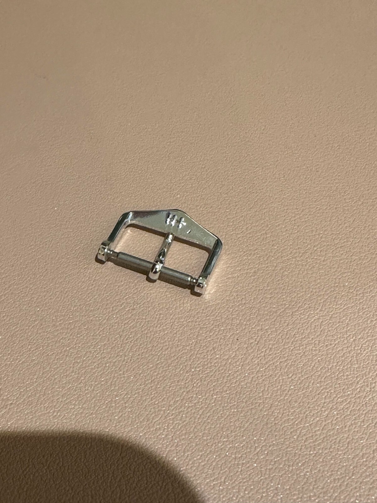 Genuine Hirsch Tradition Buckle Clasp Polished Stainless Steel 18mm BC1030-2-18