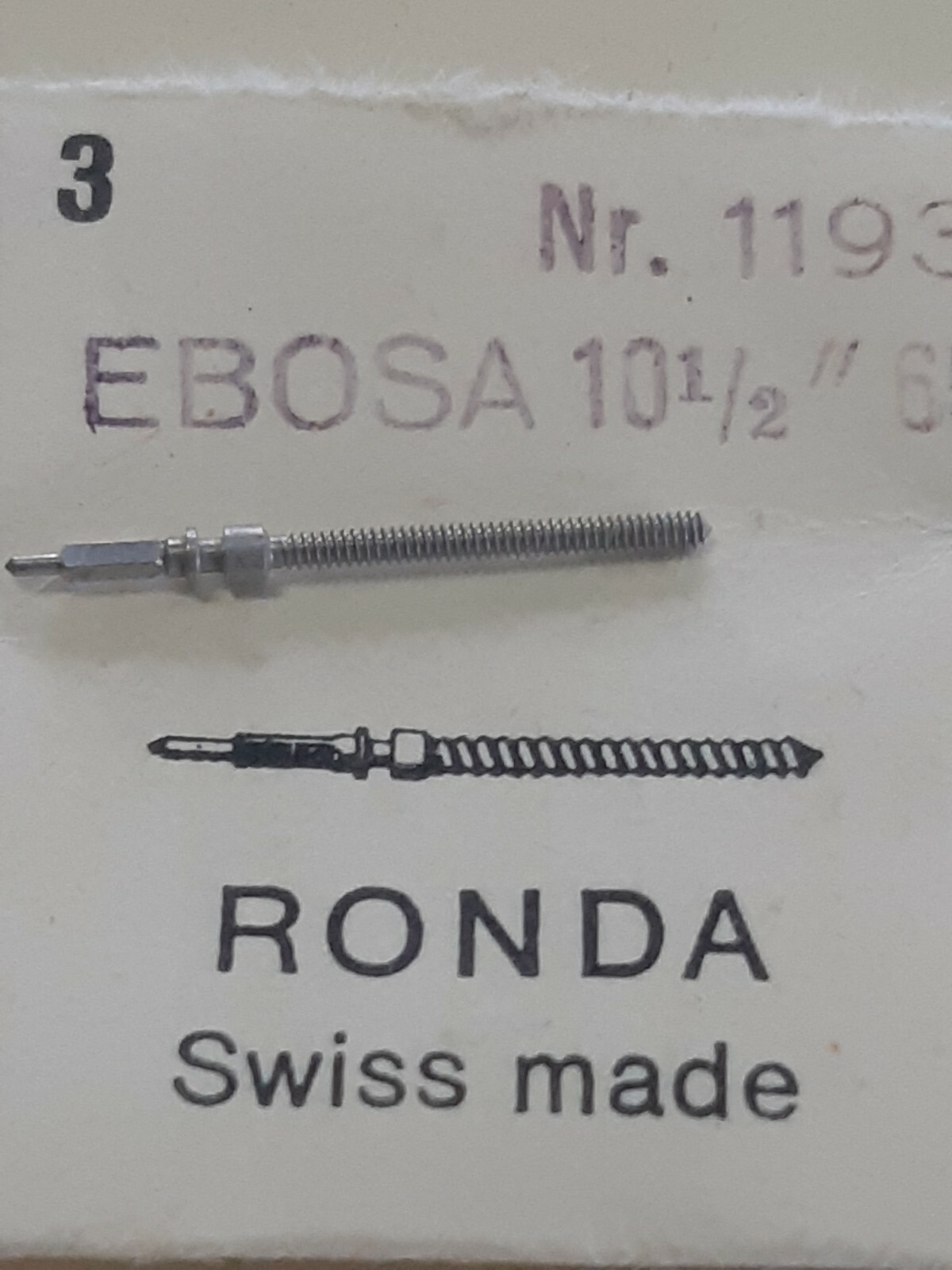 Ebosa 65 caliber stem x 1 old new stock Free postage