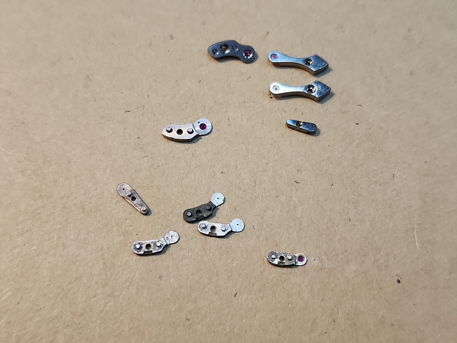 Lot Of Mixed Wristwatch Bridges Movement Parts Spares Repairs