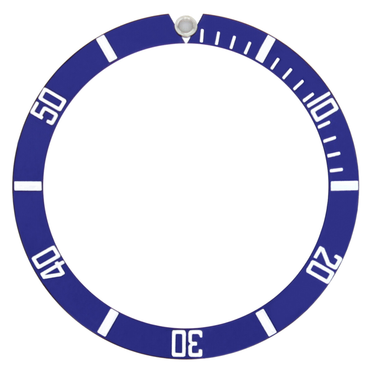 BLUE BEZEL INSERT ALUMINUM FOR ROLEX SUBMARINER 16610 16610LV 16613 BLUE SILVER