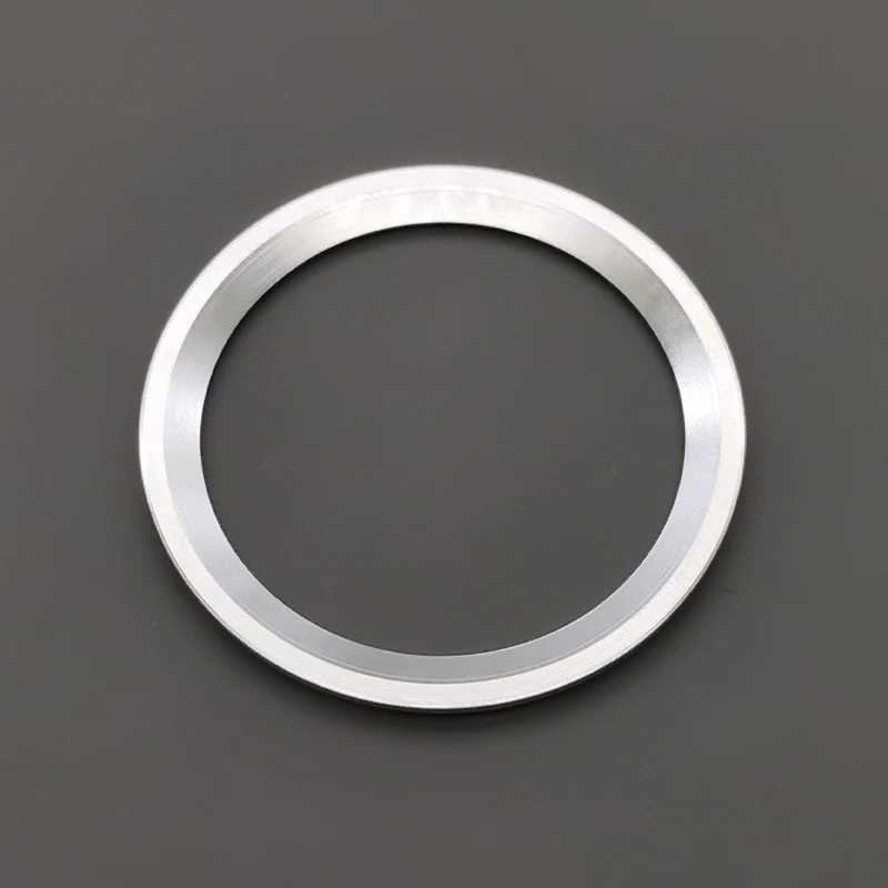 Curved Metal Bezel Insert Ring Watch Case Repair 38mmx30.6mm For SKX007 SKX009