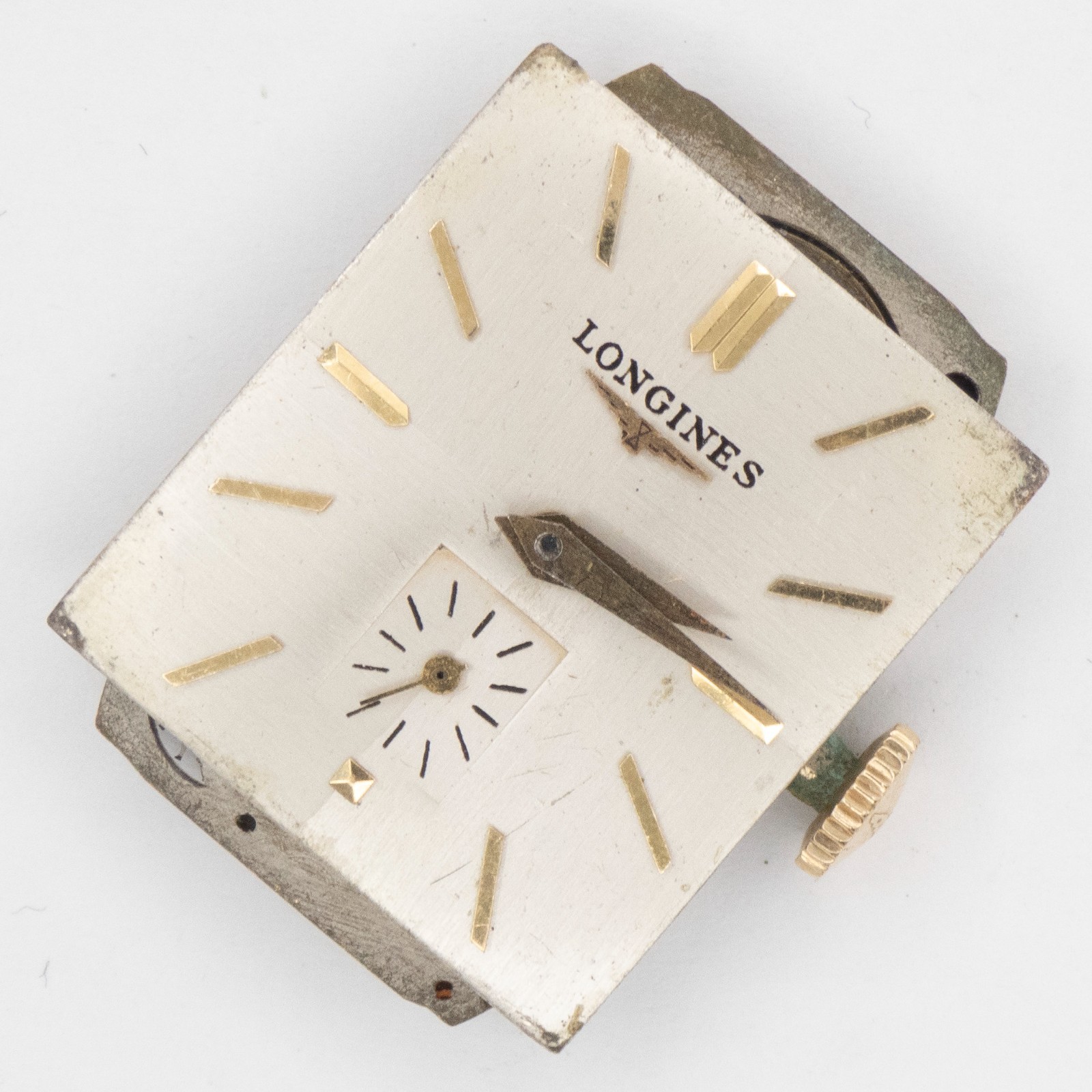 Vintage Longines Caliber 9L 17-Jewel Wristwatch Movement, Runs