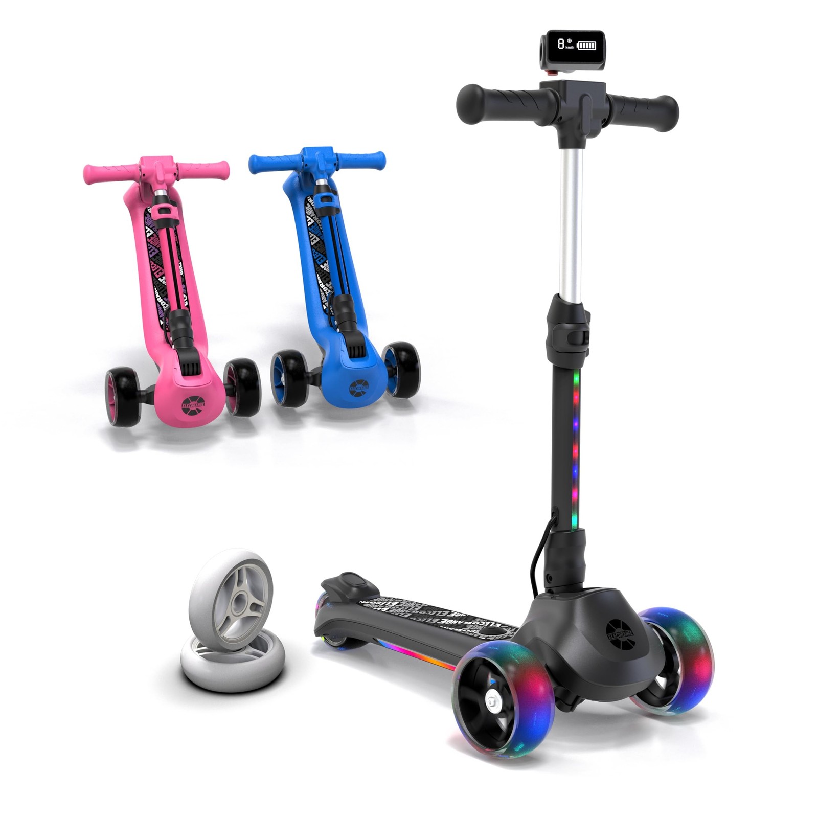 Elecorange T200/T500 Balance Electric Scooter for Kids Age 4-9, 2 Types Front…