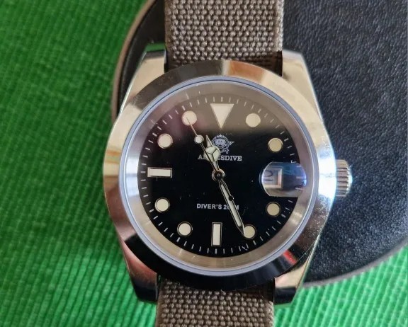 36mm 39mm Steel Watch Case Sapphire Crystal for NH35 NH36 SKX007 Mod