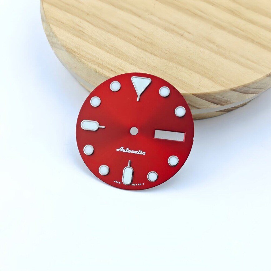 New No/S Logo NH35 Dial 28.5mm Blue SK007 Fits NH34/35/36 Movement Watch Parts