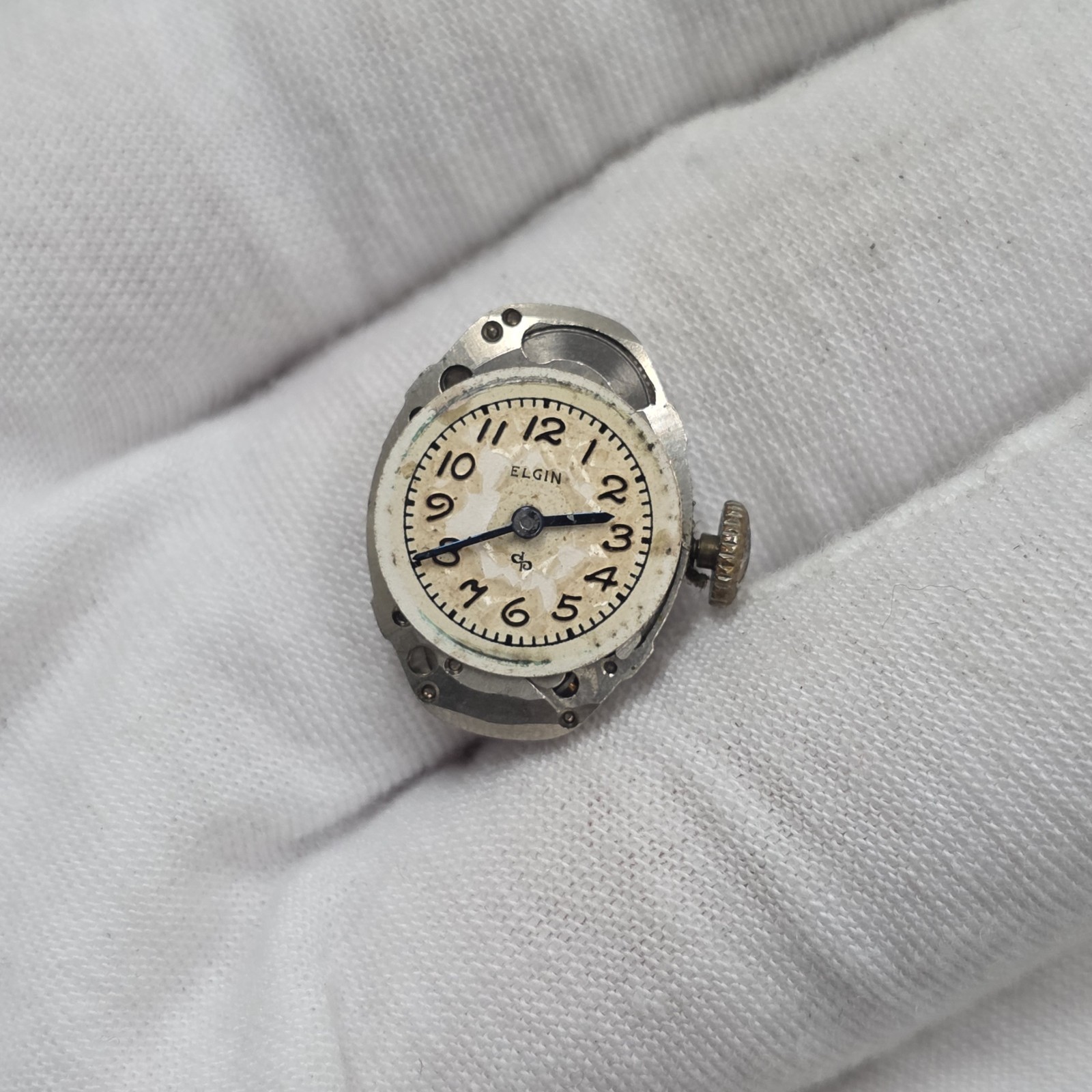Elgin Grade 662 Size 19/0s 17 Jewels Antique Watch Movement Runs Good Balance