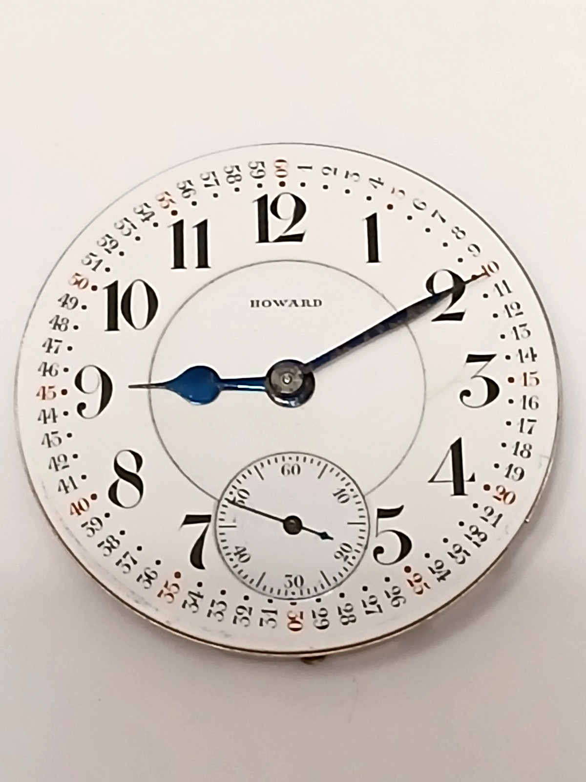 Very High Grade Howard 16 size 23 Jewel Series 0, Monty Dial pocket watch. Runs!