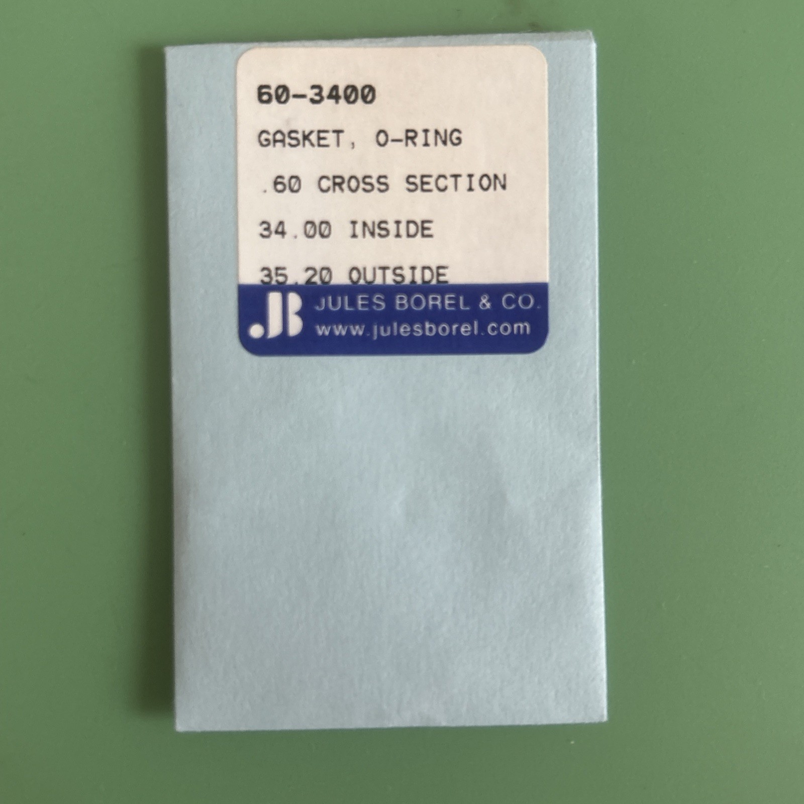 Borel – O-Ring Caseback Gaskets – 60 Series -.6mm Cross Section -14.5-34mm ID