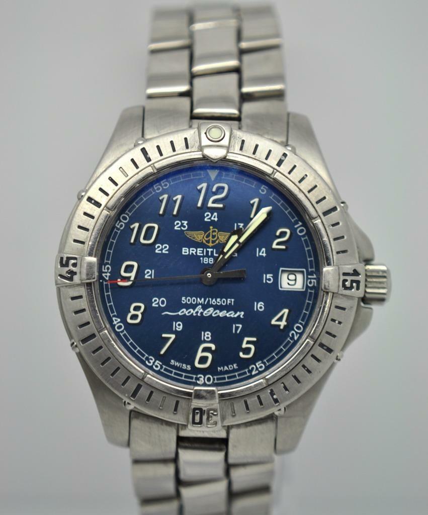 Breitling Automatic Quartz Watch Movement Servicing Battery Replacement & Reseal