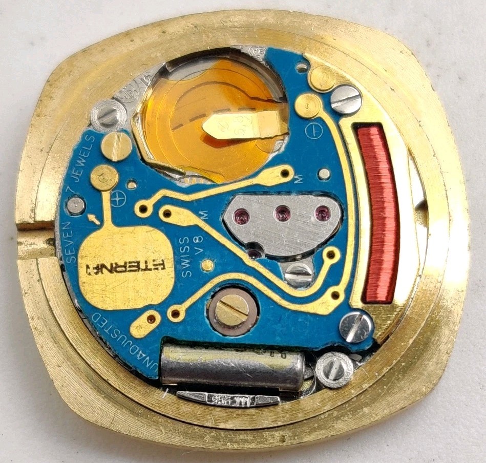 Eterna ETA Cal. 956.111 Swiss quartz watch movement Works