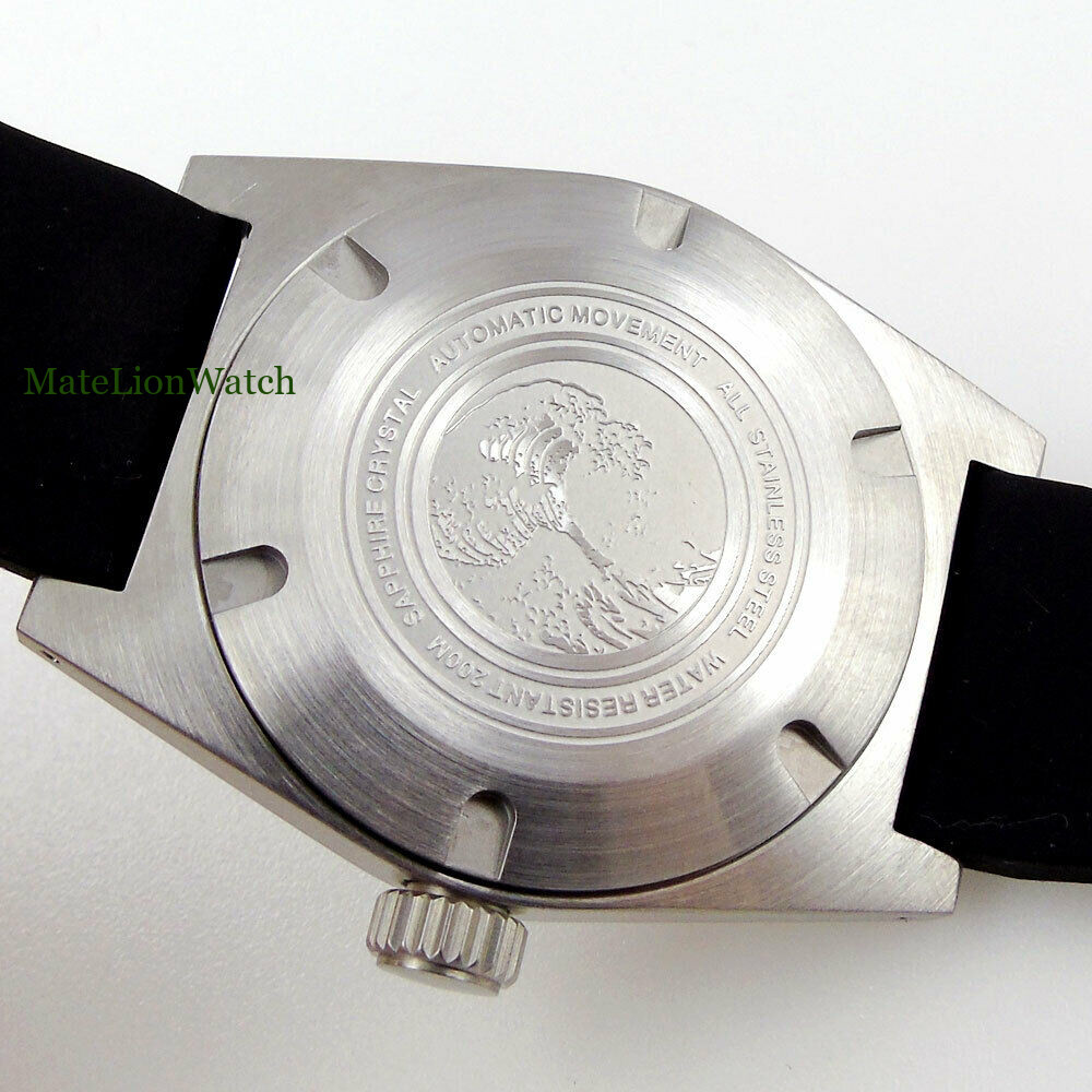 Fits NH35A ETA2824 PT5000 39mm 316L Watch Case Kit Sapphire Glass Luminous Dial