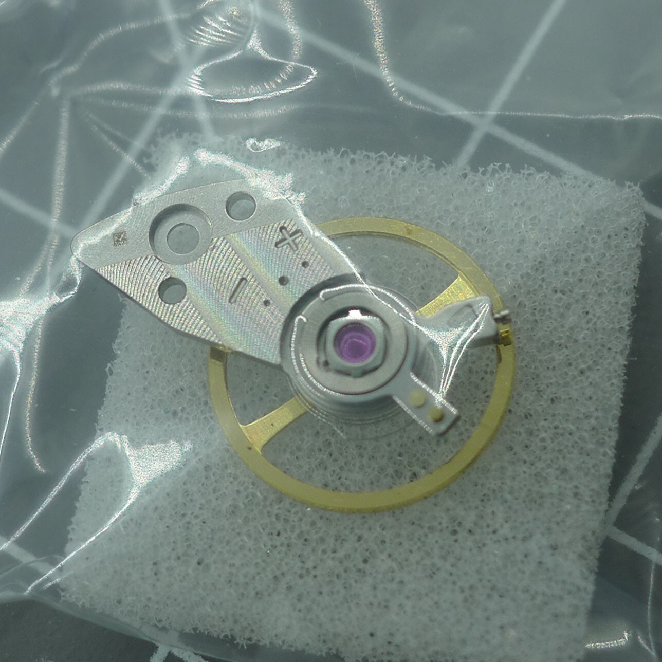 Japan made Silver Complete Balance Wheel with Splint for Miyota 82S7 Movement