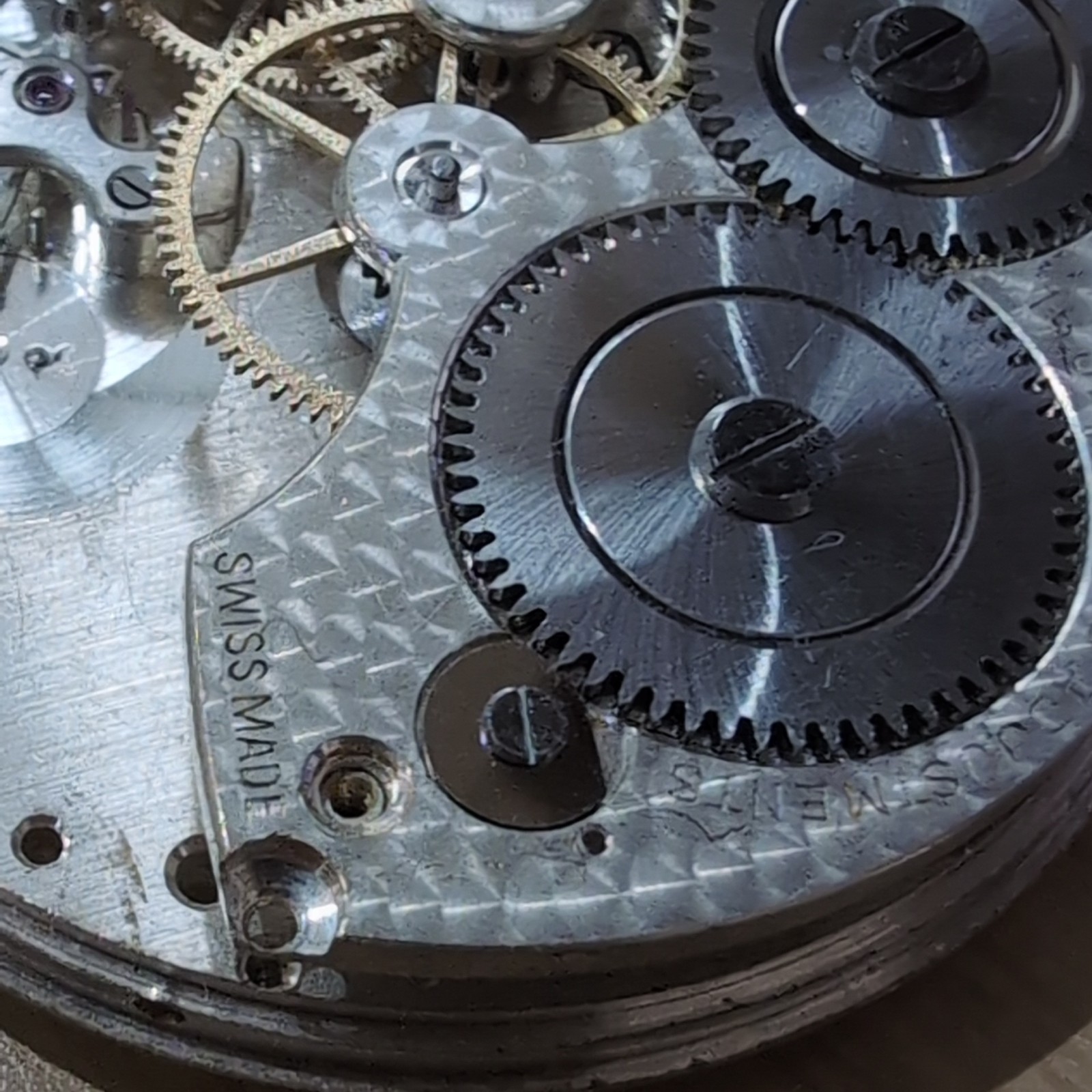 Tacy Henry Sandoz Admiral Pocket Watch part Movement