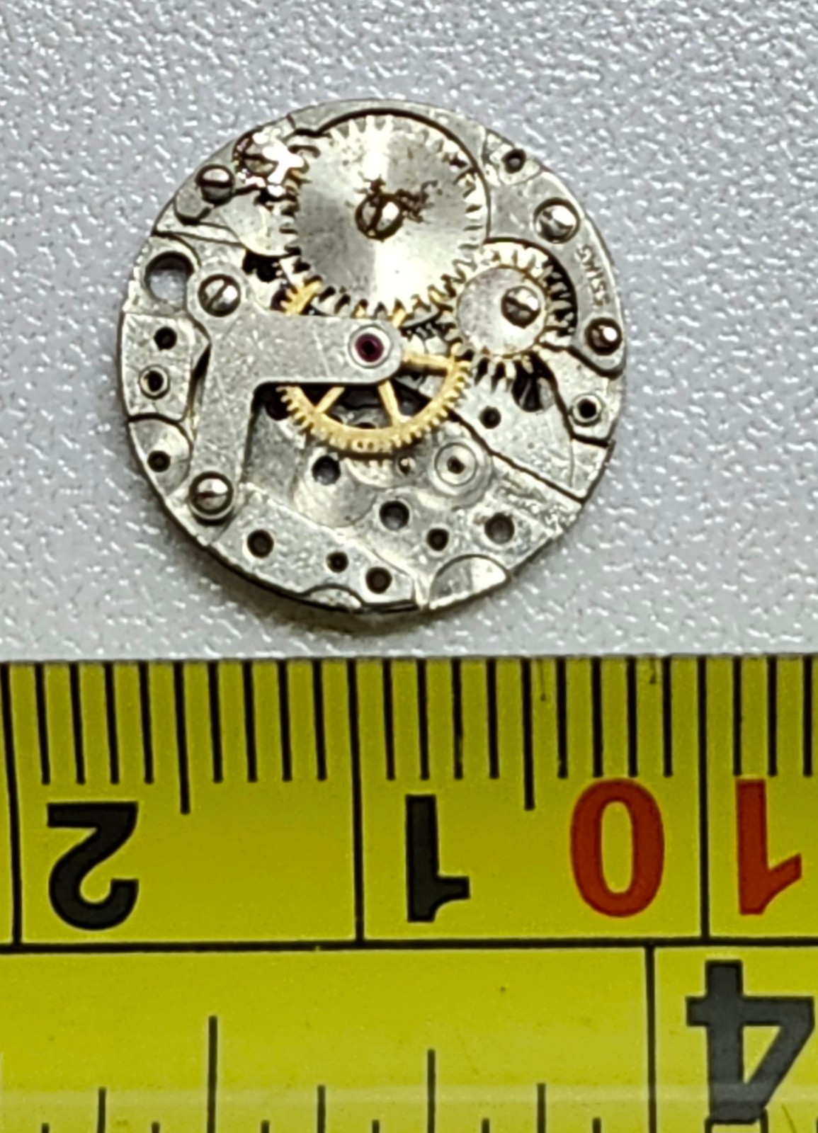 Lot of 2 Mechanical Watch Movements for Parts/Repair -FHF 57-21 & Caliber 815