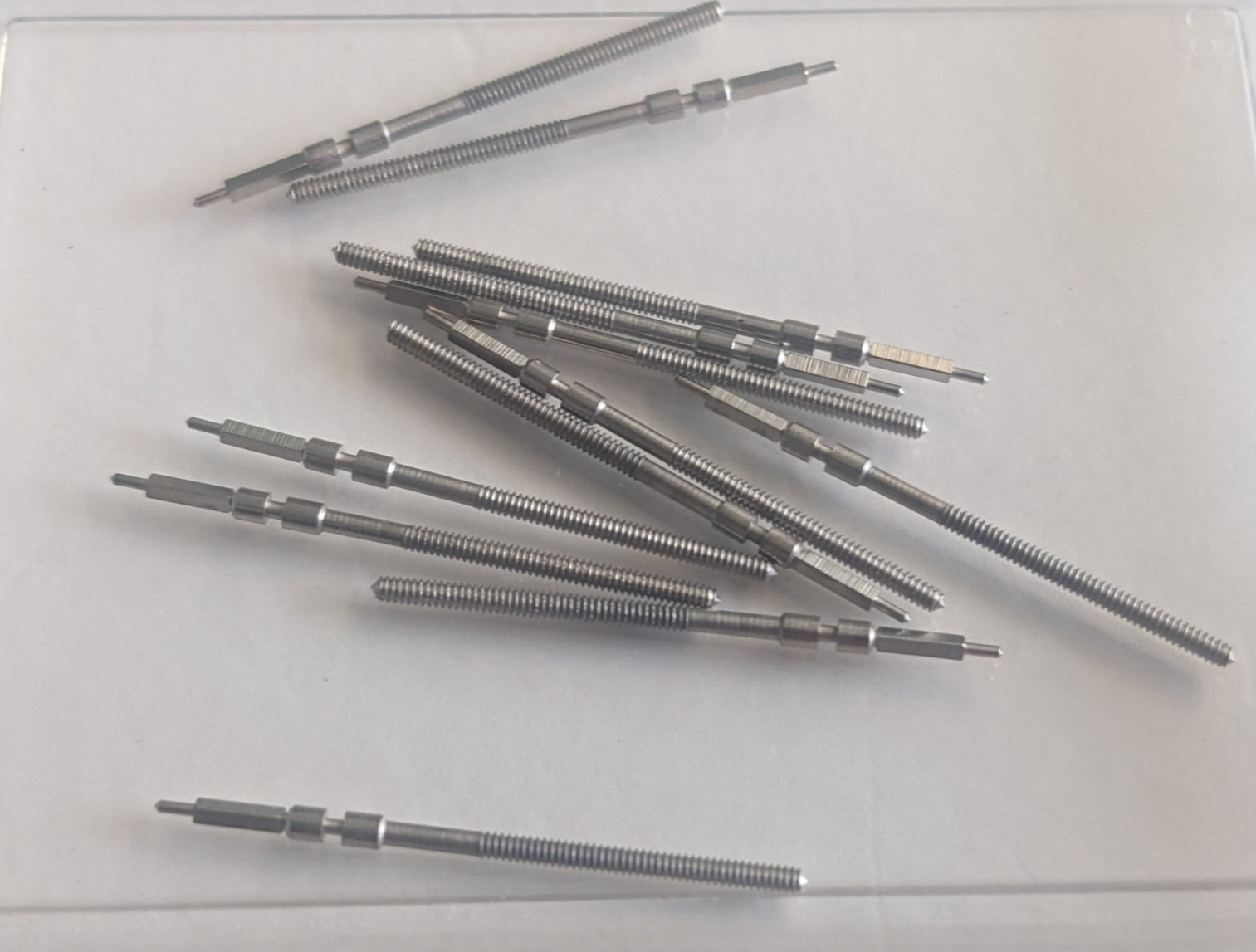 Winding Stem to fit Omega Caliber 330 340 350 Swiss made Lot of 12 pieces