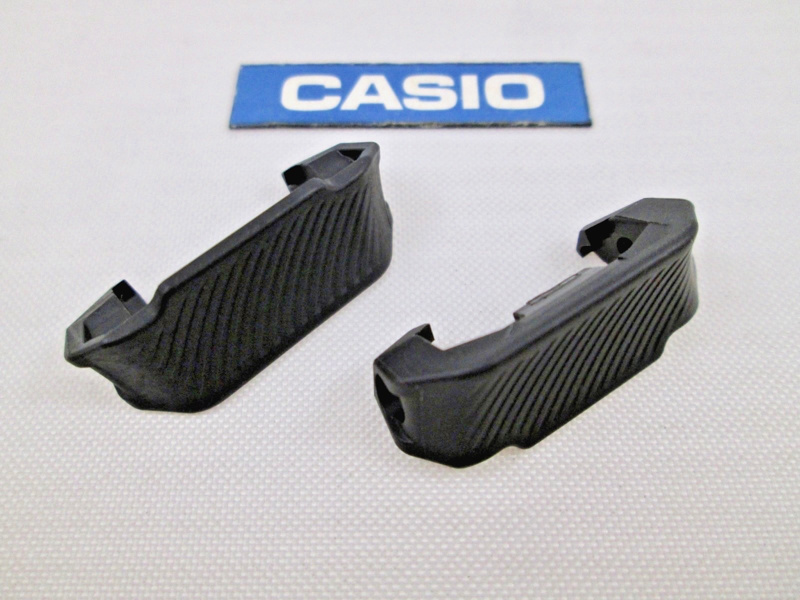 Genuine Casio G-Shock GBD-H1000 GBDH1000 black resin watch band end pieces X 2