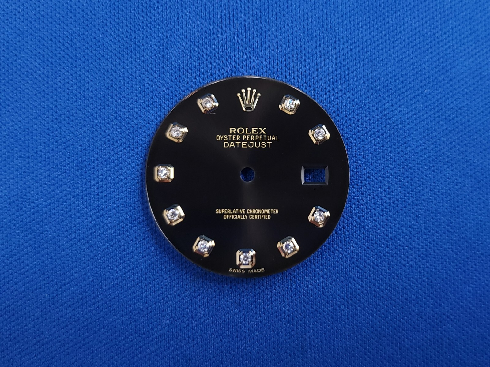 REFINISHED ROLEX 116233(43) DATEJUST BLACK DIAMOND DIAL CAL.3135 W/ HANDS