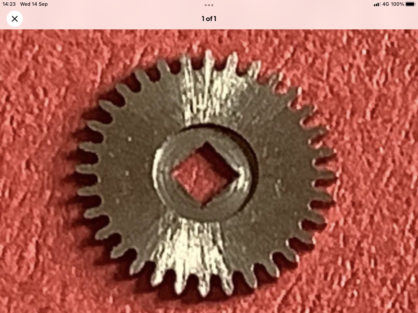 CLASSIC WATCH PART. . LUCH 2209 RATCHET WHEEL
