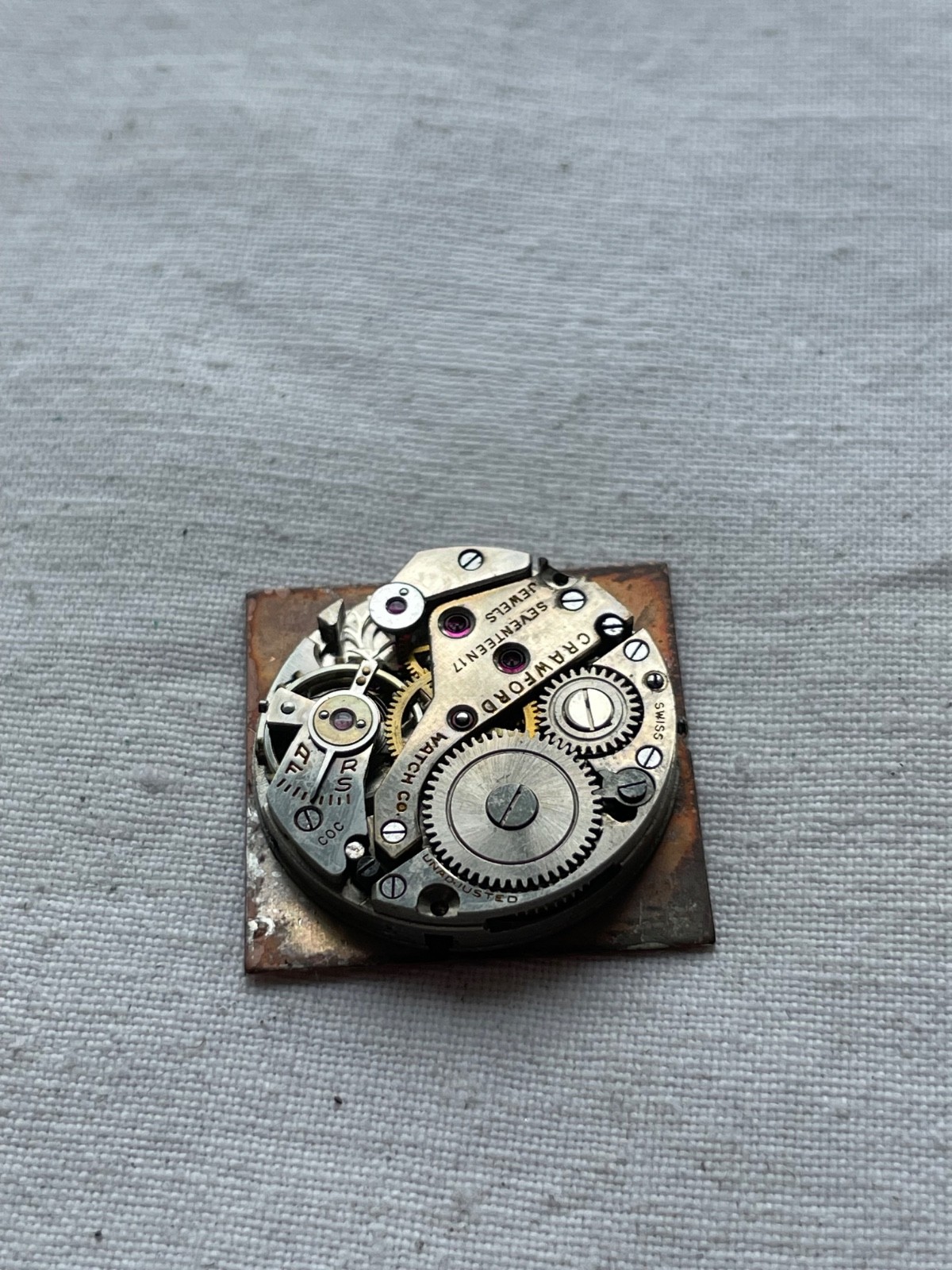 Crawford Swiss – movement for ladies watch RUNS – lot2404