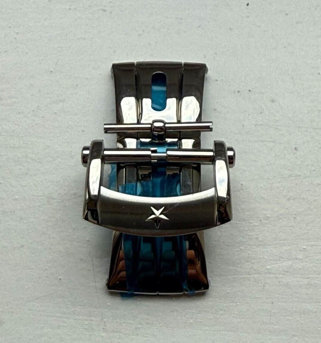 Genuine Original Zenith Deployment Deployant Steel Clasp Buckle for 18mm Strap