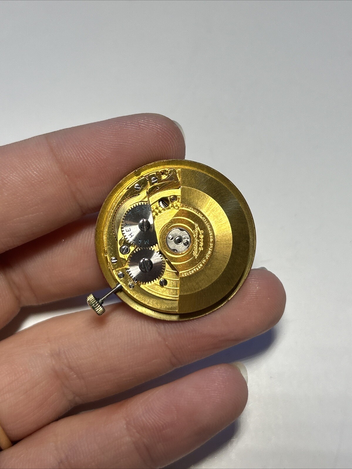 MATHEY TISSOT Automatic Calendar Stunning Cherry Red Dial Watch Movement