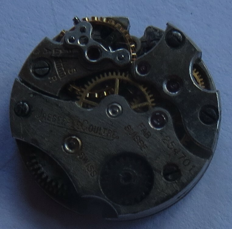 Jaeger LeCoultre lady wristwatch movement & dial 15 mm. in diameter