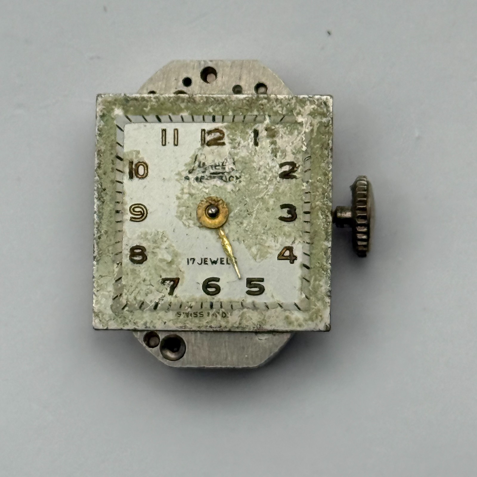 Lunesa L21 Watch Movement 17 Jewels Swiss Manual Wind Parts Repair 12.9mm