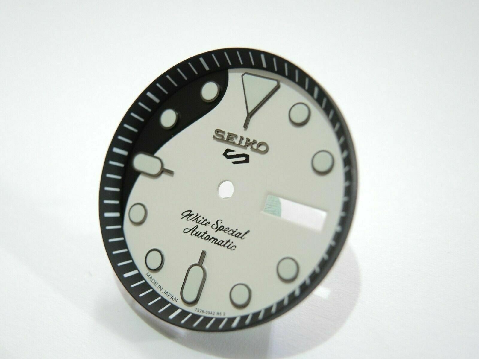 NEW YIN & YANG BLACK/WHITE DIAL & MINUTE TRACK LARGE DIVERS SKX007 /NH36 /4R36