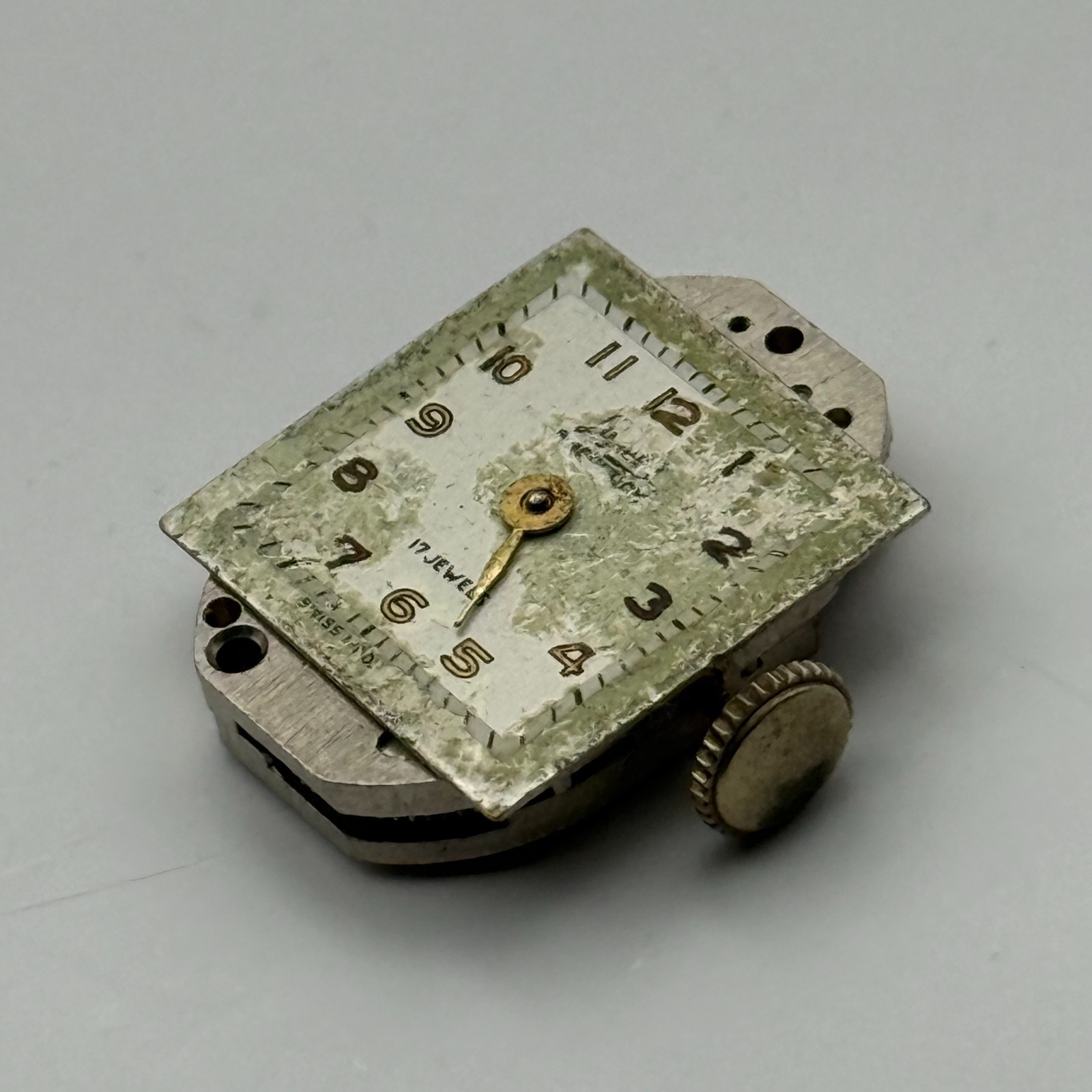 Lunesa L21 Watch Movement 17 Jewels Swiss Manual Wind Parts Repair 12.9mm
