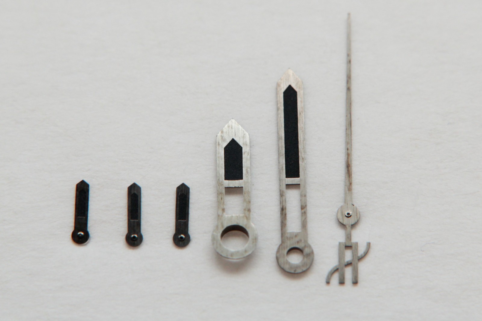 OEM Hublot Big Bang Chrono Watch Hands Set of 6 Black/Gray 140/200/45