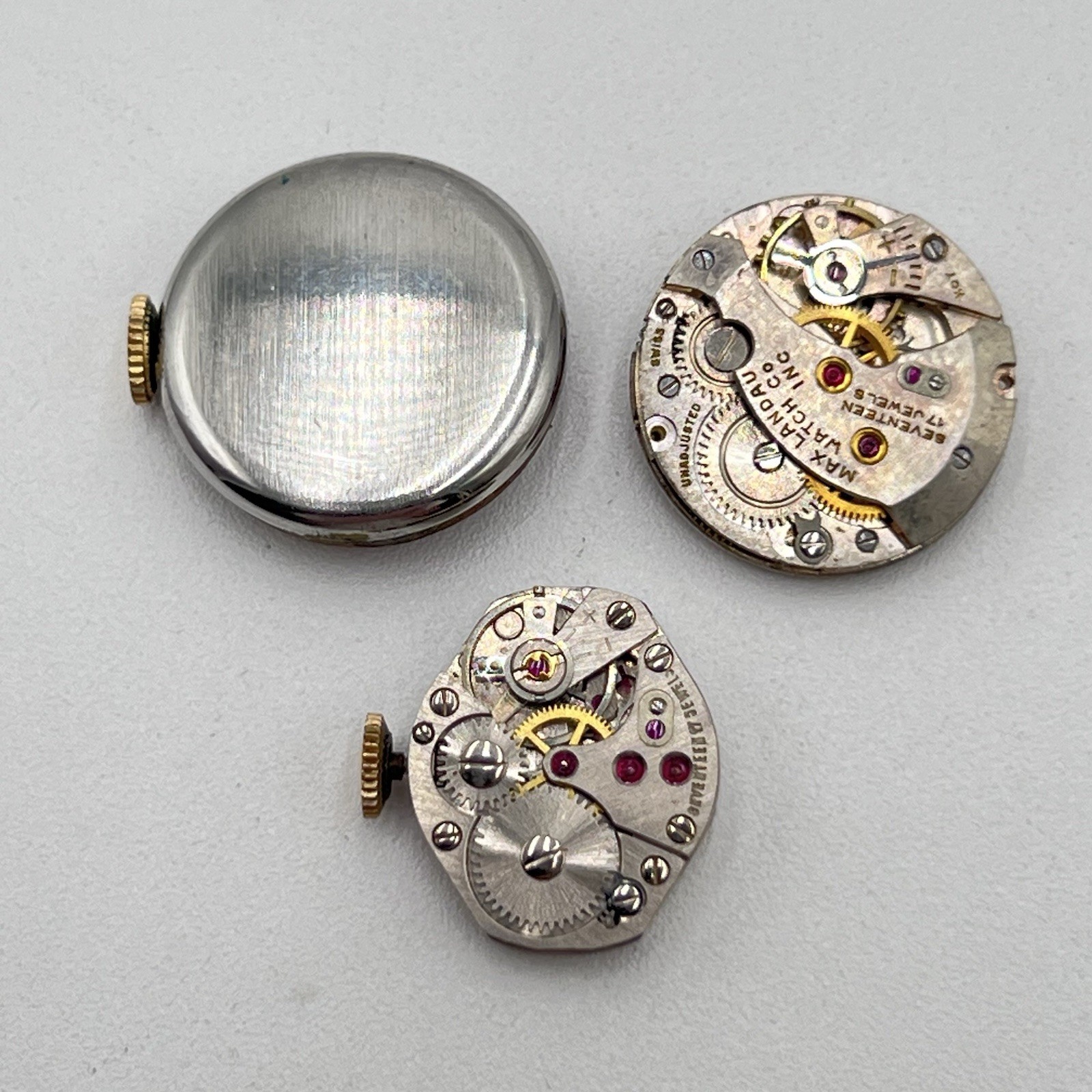 Mixed Lot of Vintage Ladies Watch Movements UNTESTED For Parts Repair 13 Total