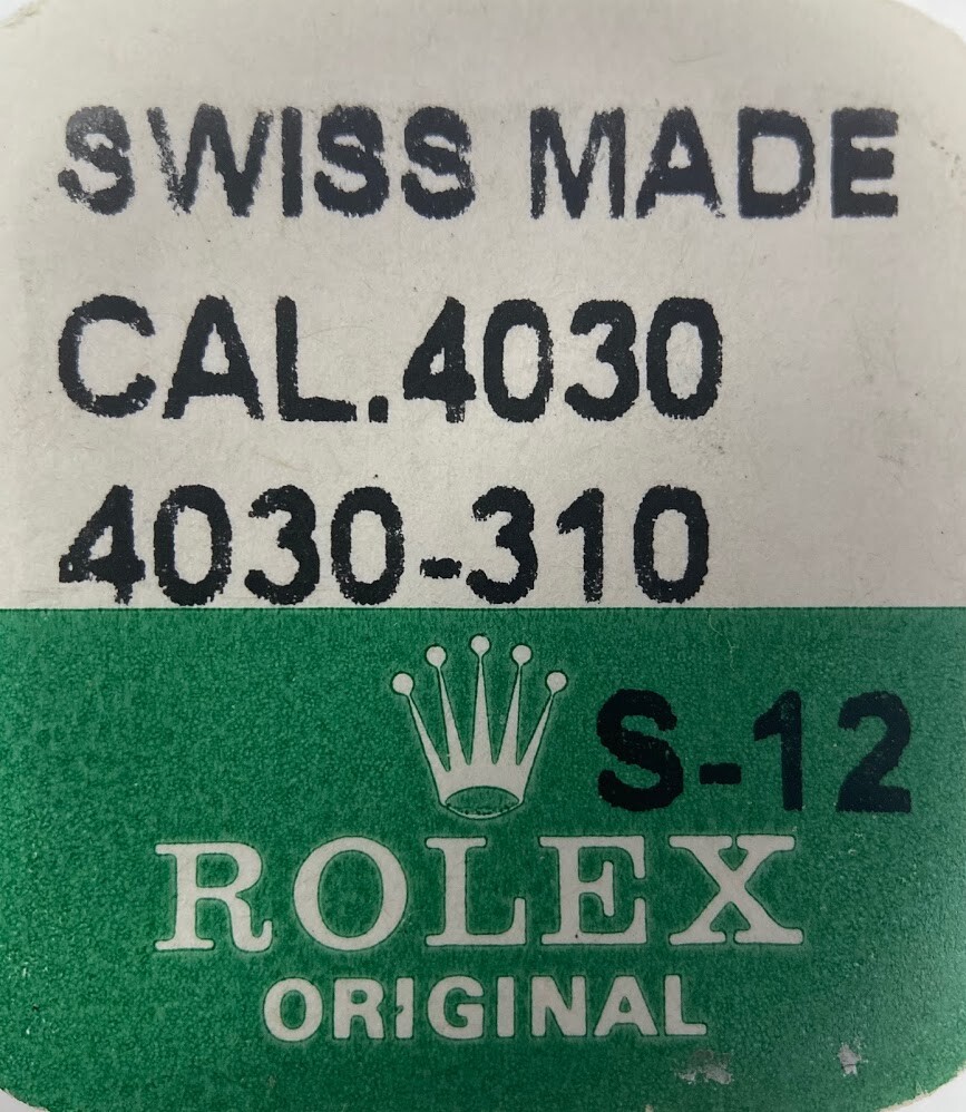 ROLEX DAYTONA FACTORY NEW SEALED BARREL with ARBOR 4030 310
