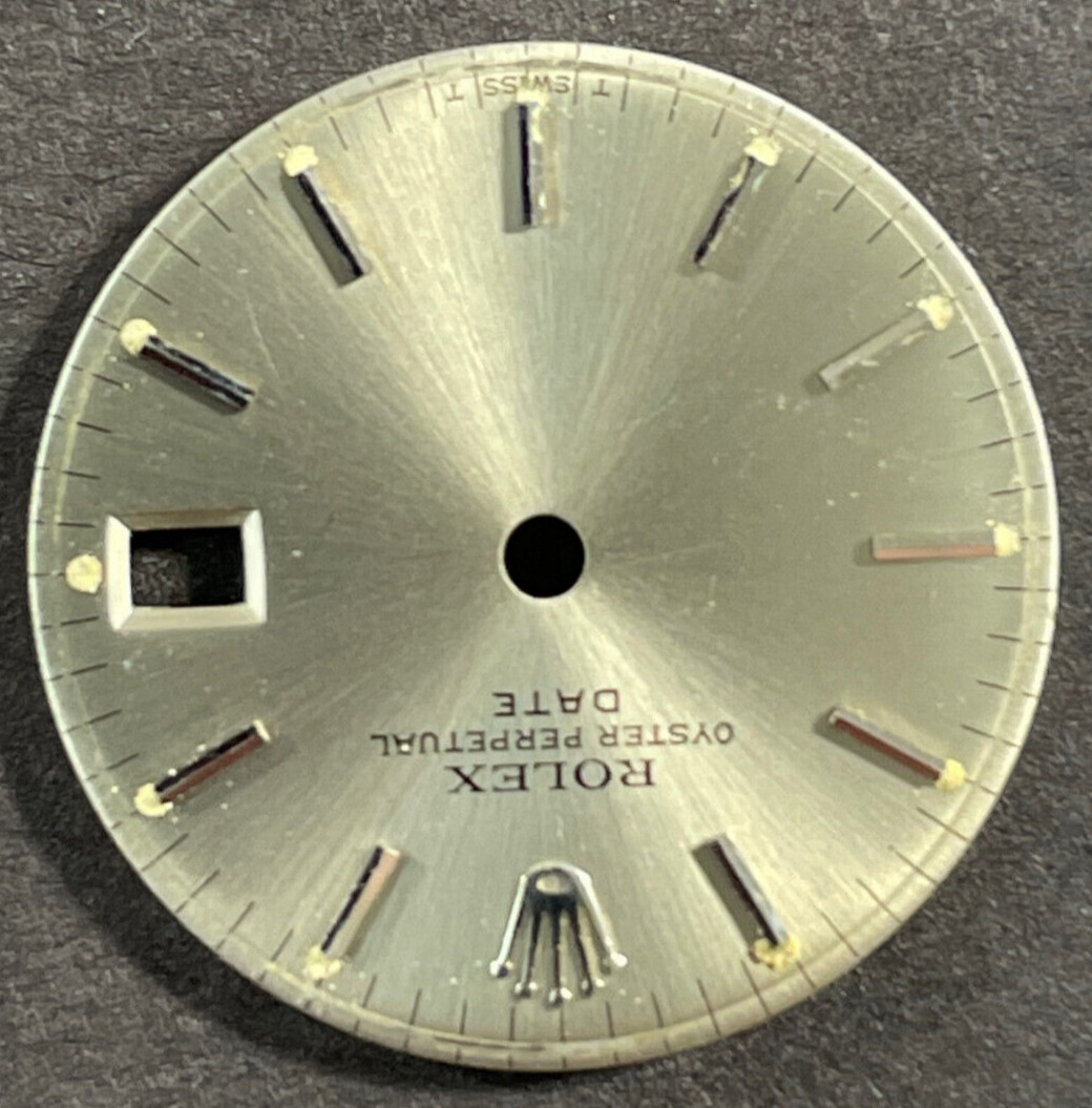 Vintage Rolex Oyster Perpertual Date Watch Dial For 26mm Case 6517 6519 6917