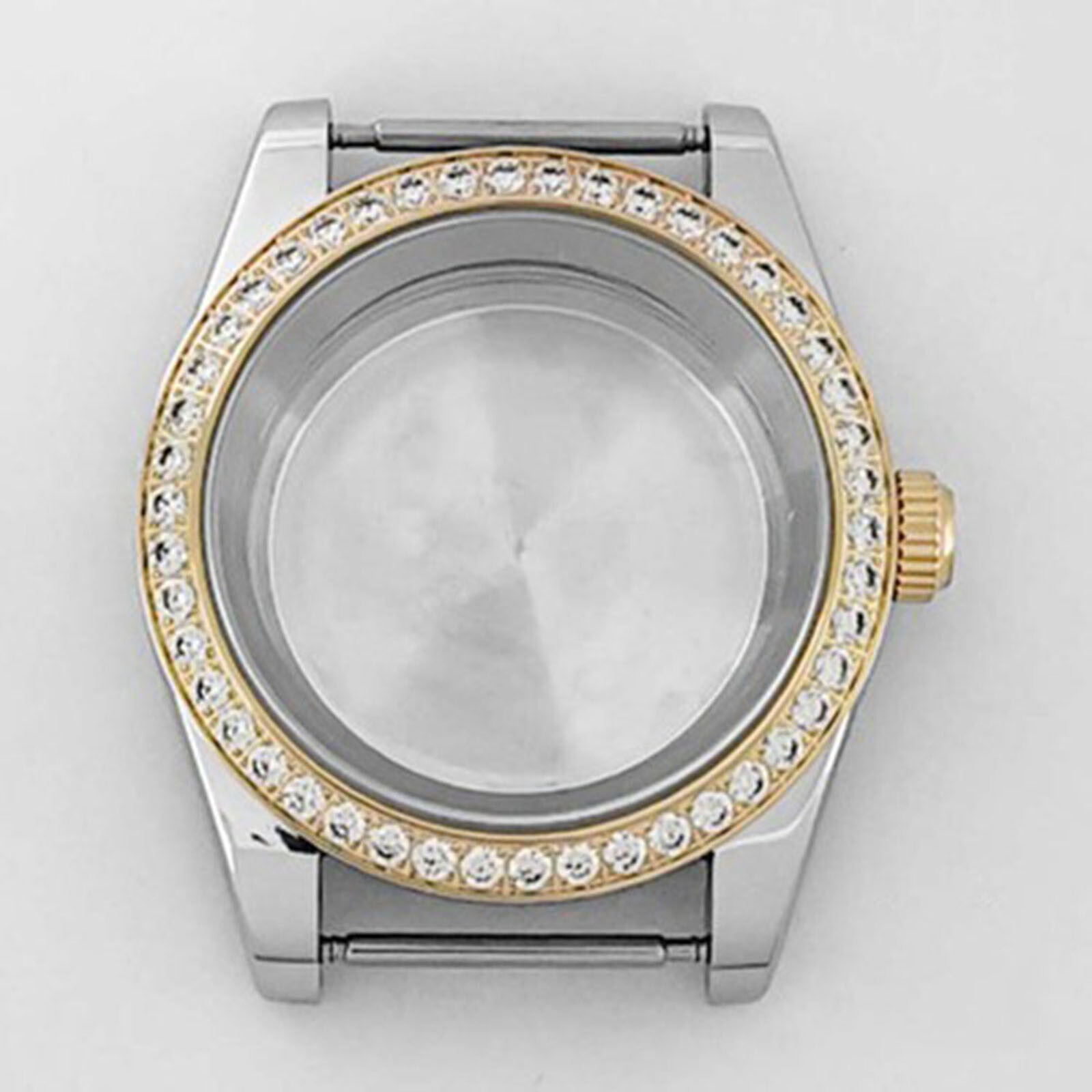 39mm Stainless Steel Watch Case Modified With Watch Part For Nh35/36 Movement