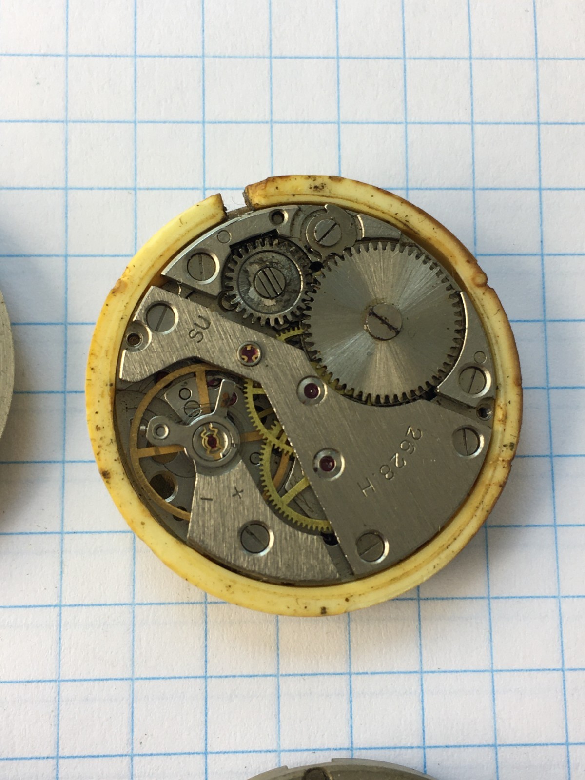 Lot of 10 Vintage men’s wristwatch movements Vostok, Slava, etc. USSR for parts