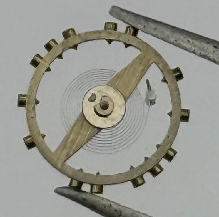FHF 60 Balance Wheel Complete And Spring 6¾-8’’’ 200 M Watch Movement Parts NOS