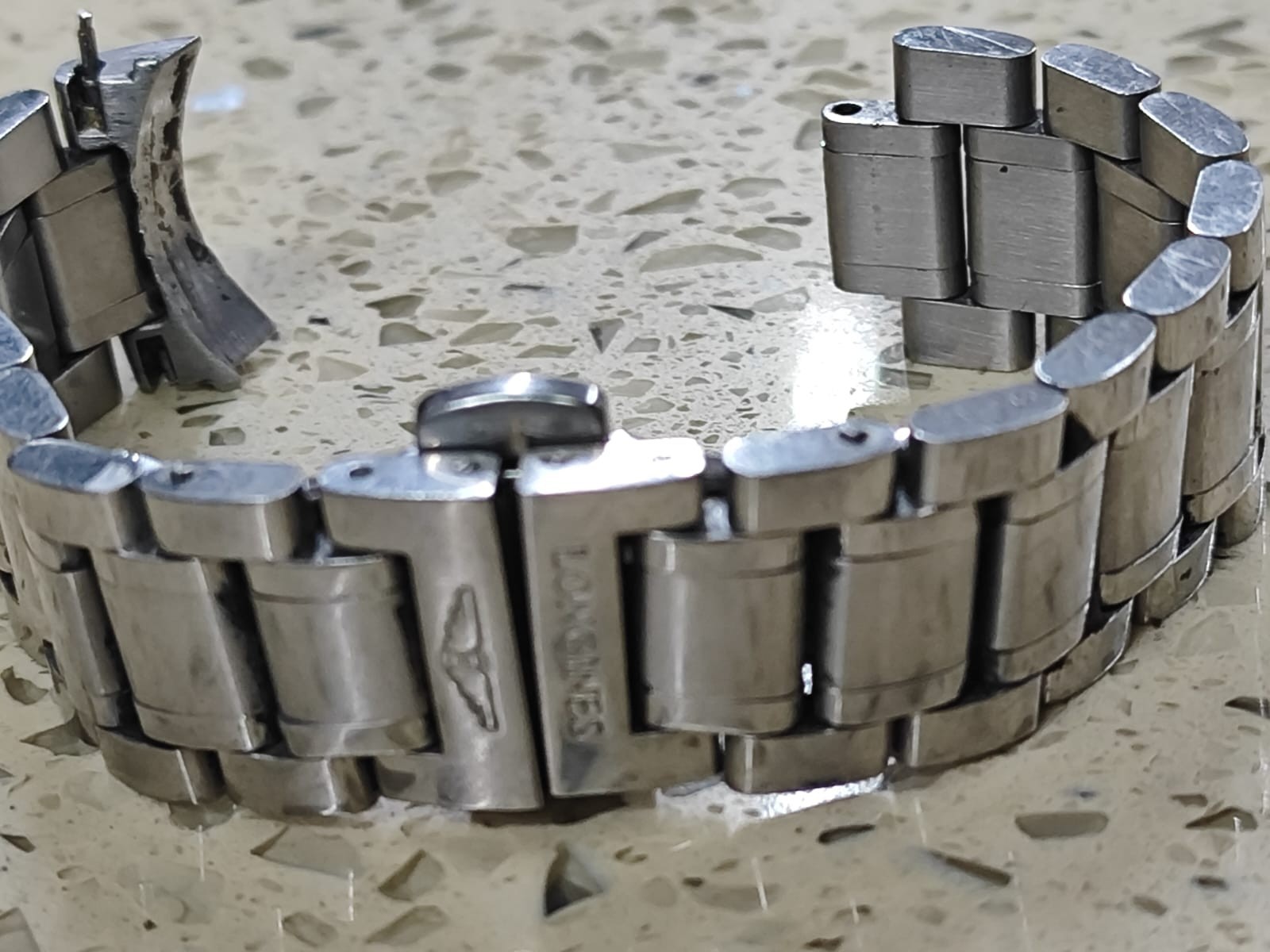 Longines Admiral Chronograph Automatic Part bracelet 20mm without one end link