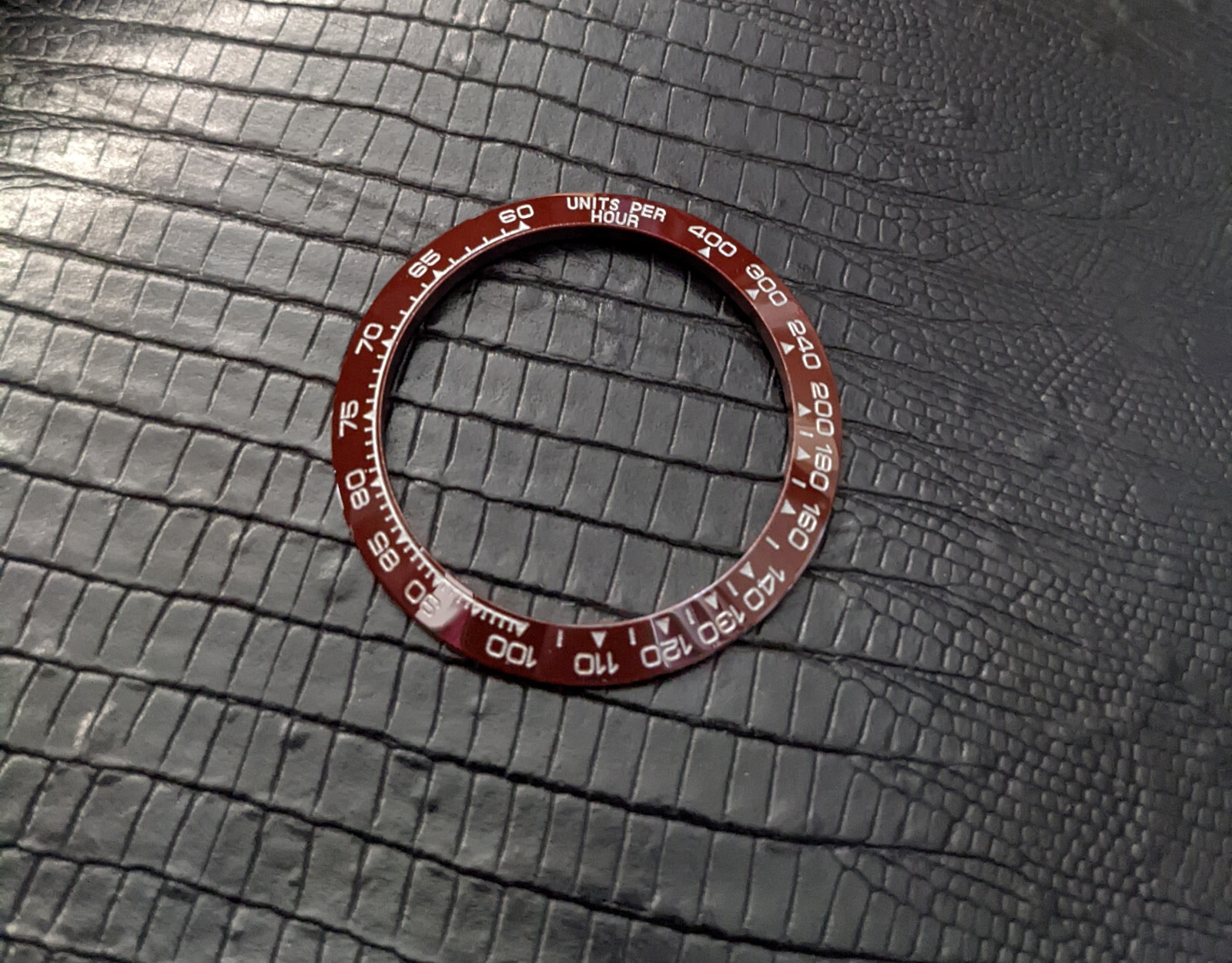 Aftermarket ceramic bezel for Platinum Daytona watch 116506