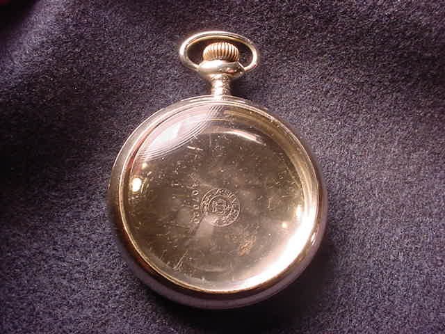 18 SIZE OPEN FACE LEVER SET CASE GREAT NICKEL CASE–EXTRA THICK CRYSTAL!! #102