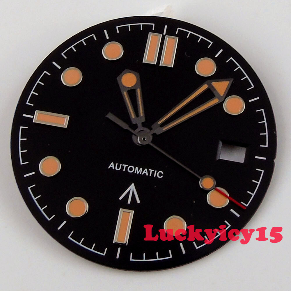 31mm watch dial fit for Miyota 8215 DG2813 NH35A Automatic movement dial+hands