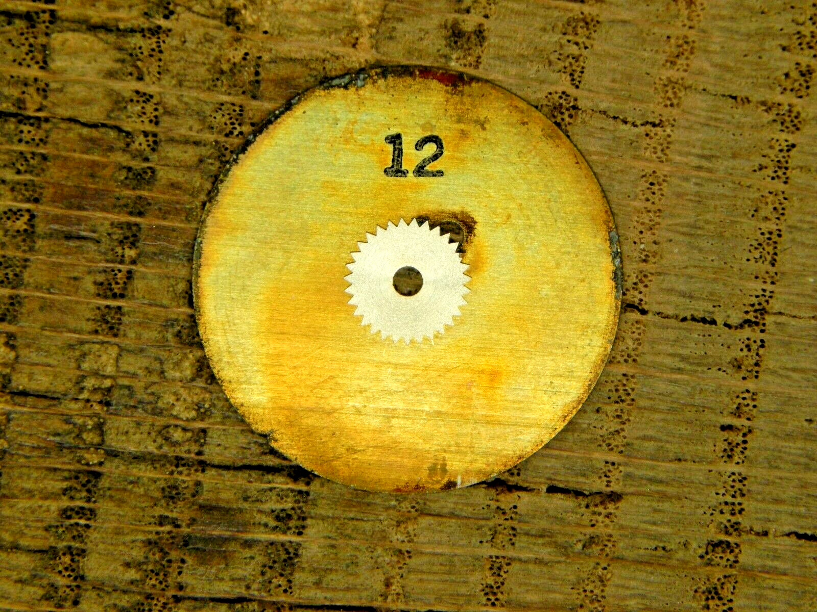 Genuine Bulova CAL 10BMCD Date Disc Part Number 598 Watch Part NEW OLD STOCK