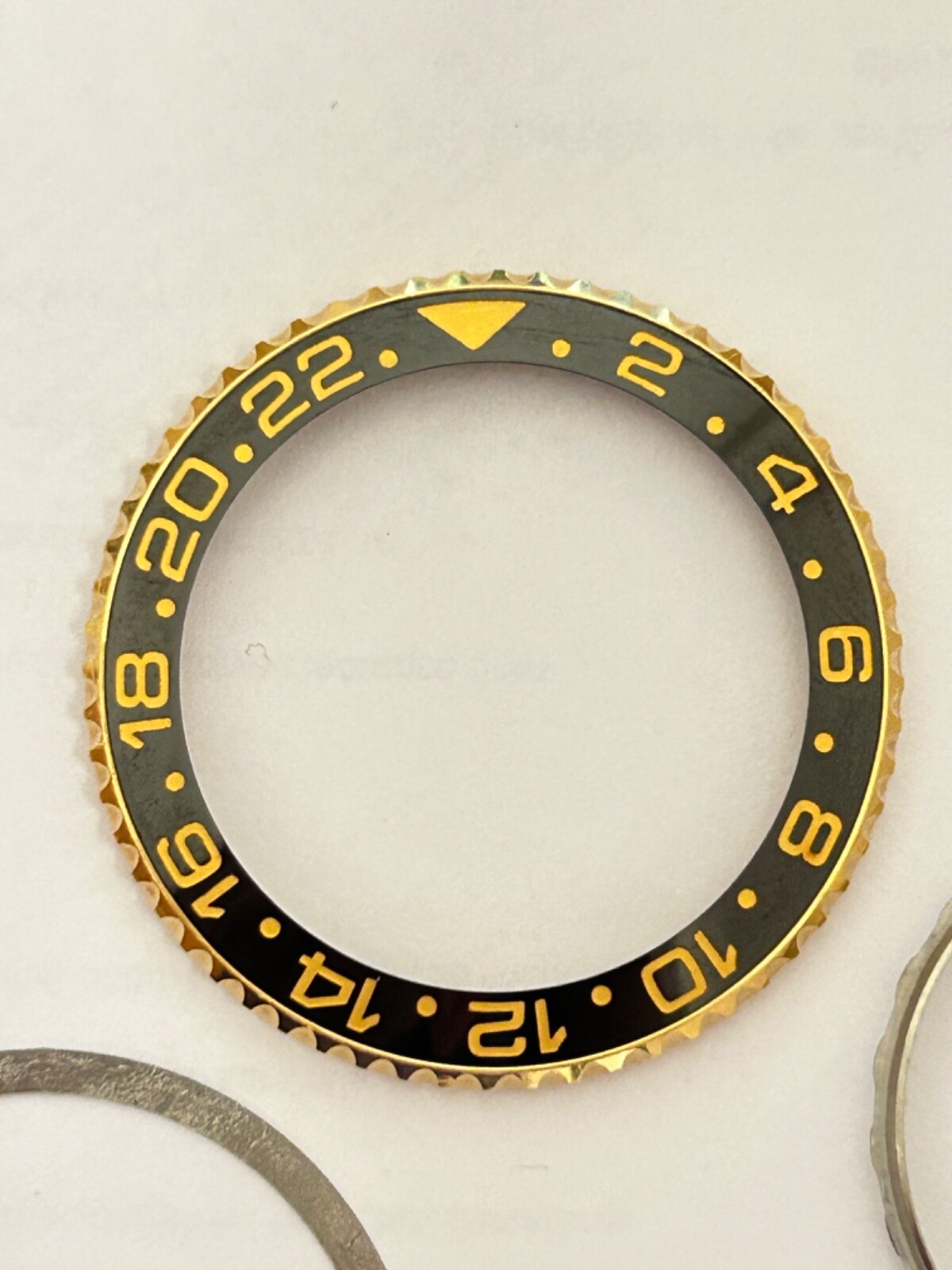 Rolex 116713LN 116718LN GMT Master II 18K Gold Ceramic Bezel complate