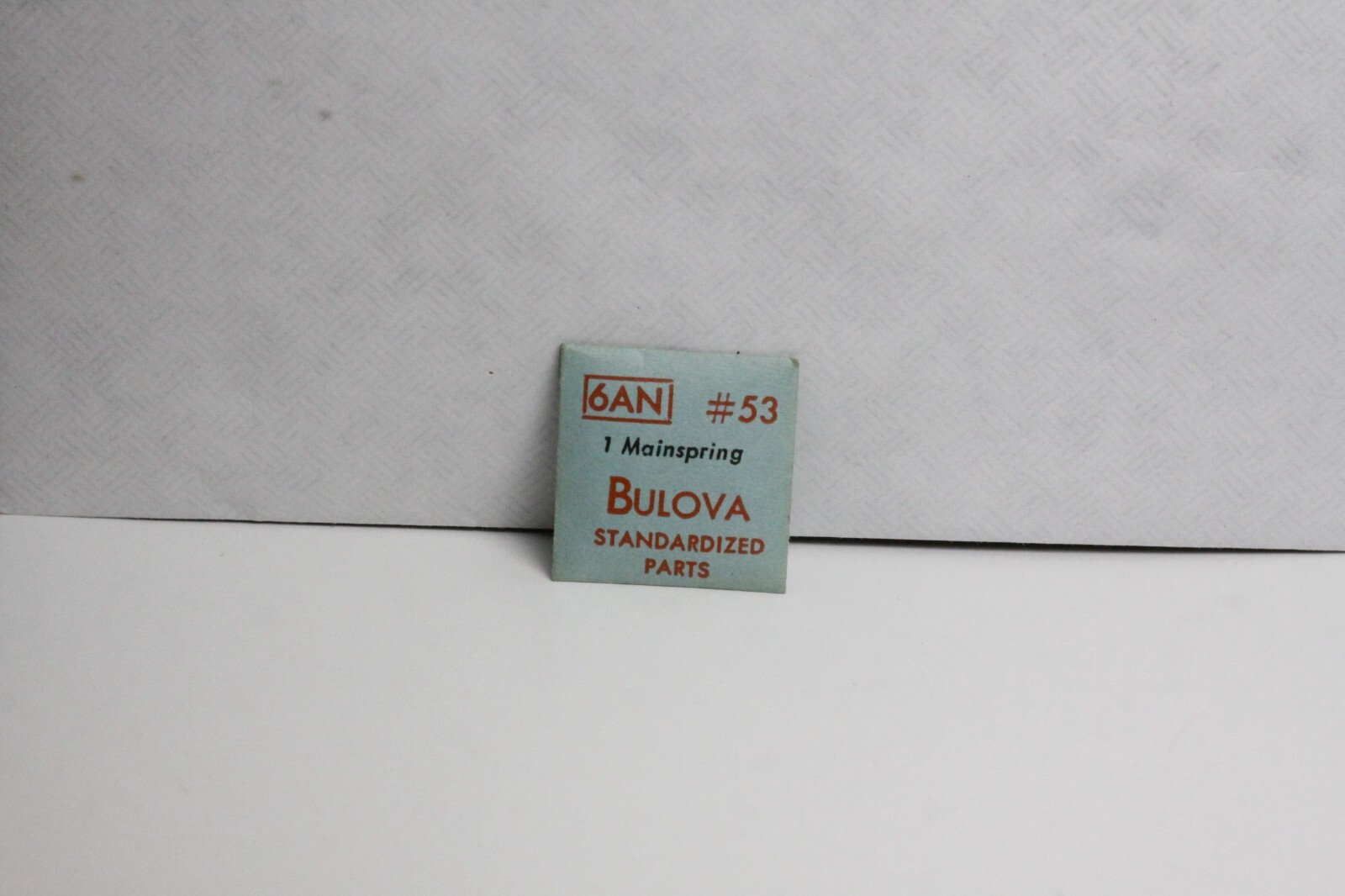 Bulova factory mainspring for caliber 6AN – Steel 44T