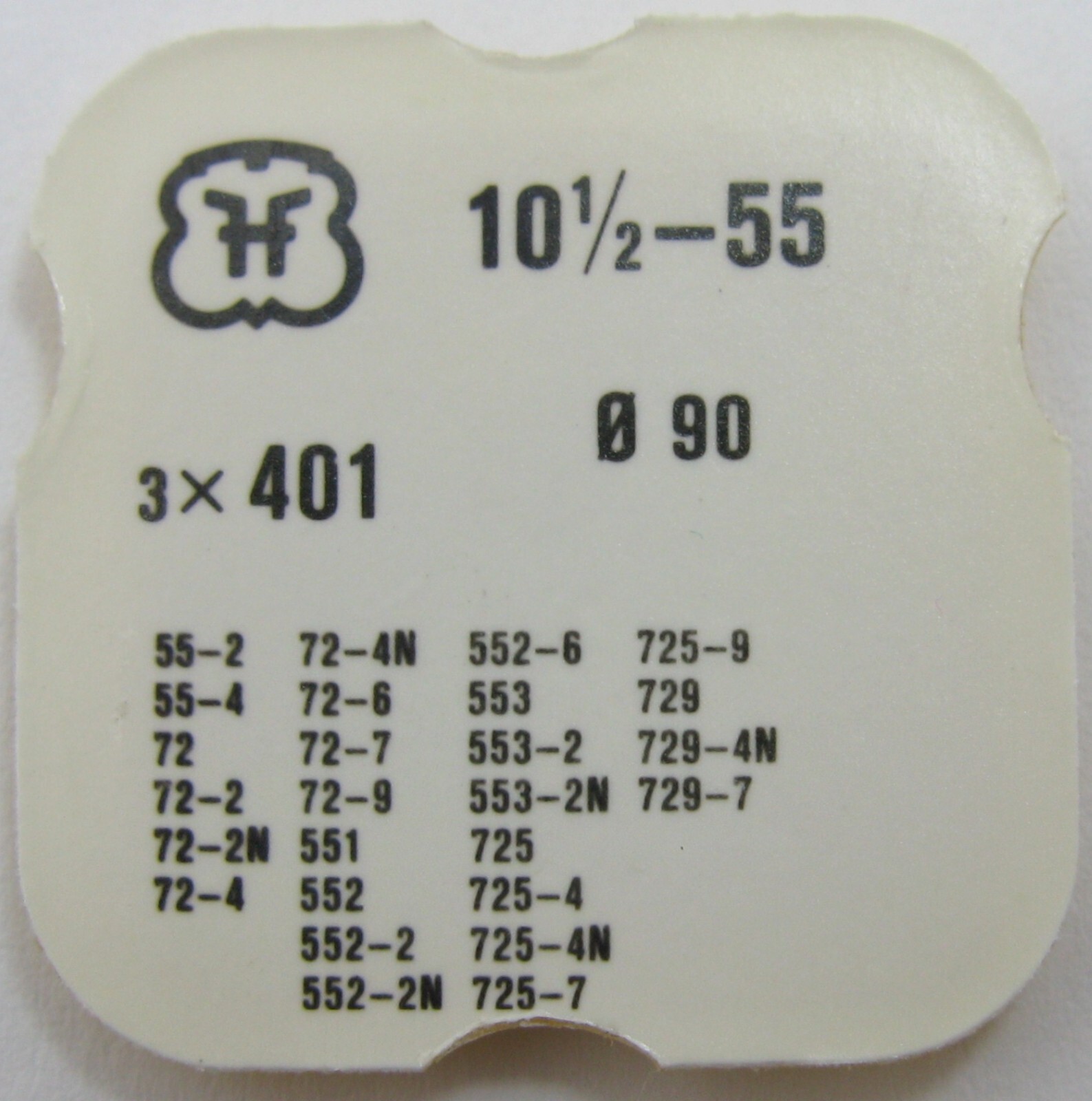 FHF 55 72 725 729 551 552 + … watch parts winding stem #401 x1 tap 10