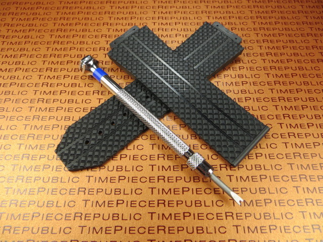 New HUBLOT Rubber Strap Watch Band & H Tip Screw Driver SET Big Bang 44 44.5 mm