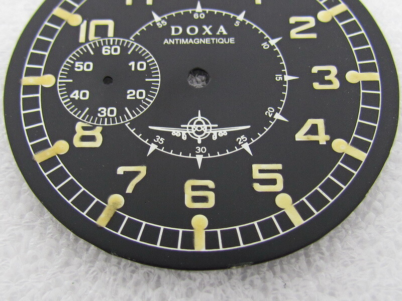 Doxa Laco Aviator Luftwaffe Pilots WWII Re-finished Dial Watch-face EXCELLENT