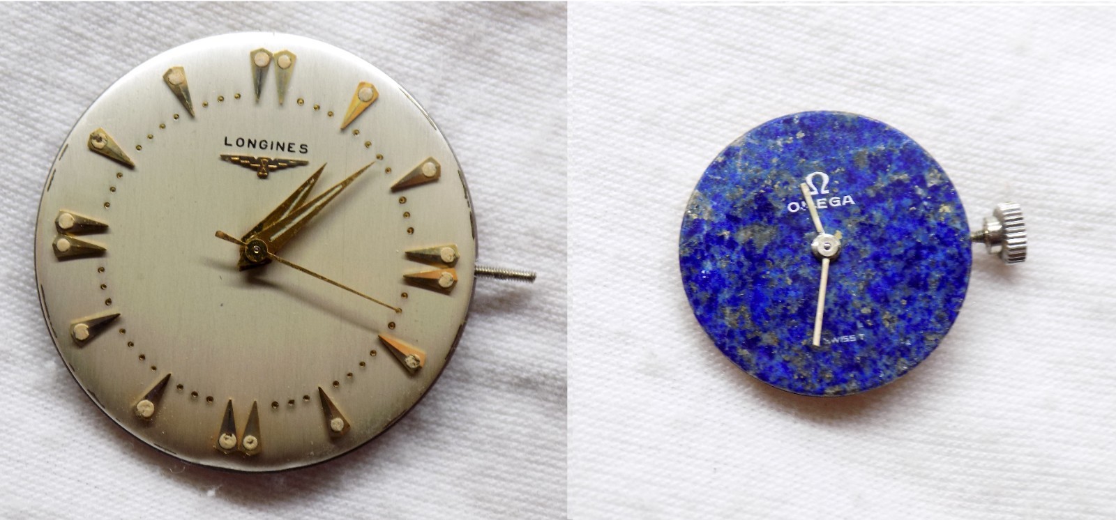 longines omega de ville lapis lazuli 2 watch movements for parts
