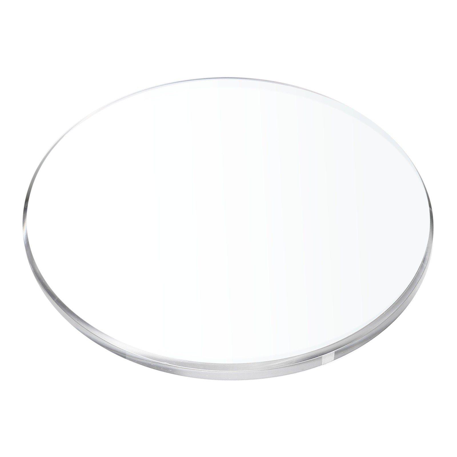Watch Crystal Glass Lens 36mm Dia 2mm Thick Flat Round Sapphire Replacement