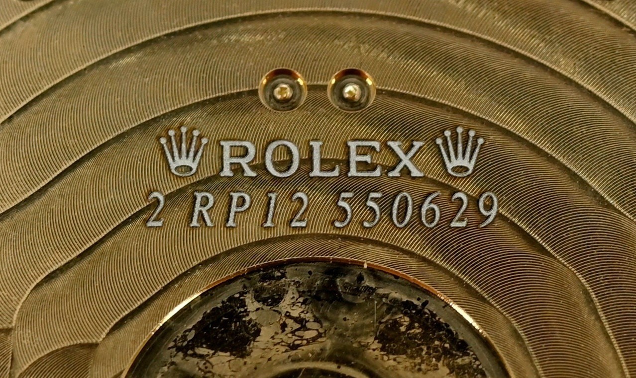 Rolex Factory Day-Date 40 Gold Champagne Roman Numeral 40mm Watch Dial 228238!